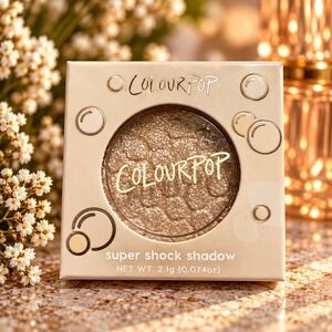 ColourPop Super Shock Shadow Ultra-Glitter Mighty Morphin Champagne Gold 2.1g